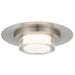 Alteck - AFM0012-3CCT-W-BSS - LED Flush Mount - Plate - Brushed Stainless Steel