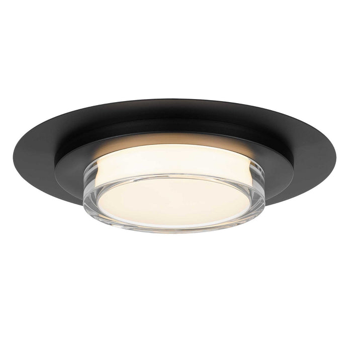 Alteck - AFM0013-3CCT-W-BK - LED Flush Mount - Plate - Sand Black