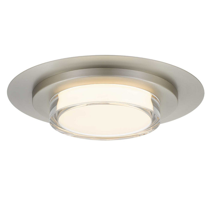 Alteck - AFM0013-3CCT-W-BSS - LED Flush Mount - Plate - Brushed Stainless Steel