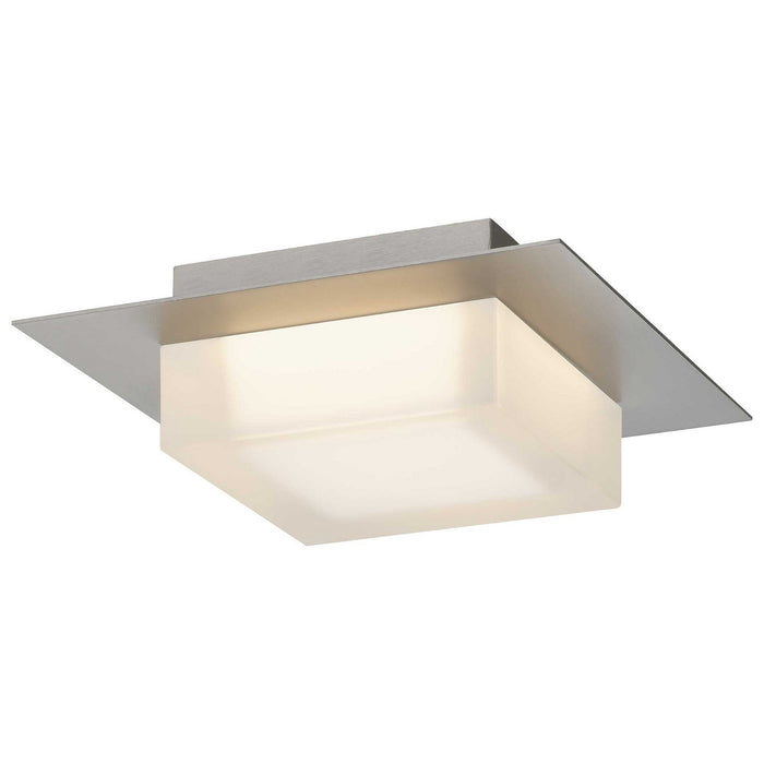 Alteck - AFM0014-3CCT-W-BSS - LED Flush Mount - Foursquare - Brushed Stainless Steel