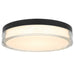 Alteck - AFM0018-3CCT-W-BK - LED Flush Mount - Sunspot - Sand Black