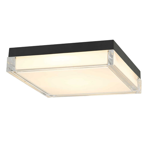 Box LED Flush Mount Sand Black