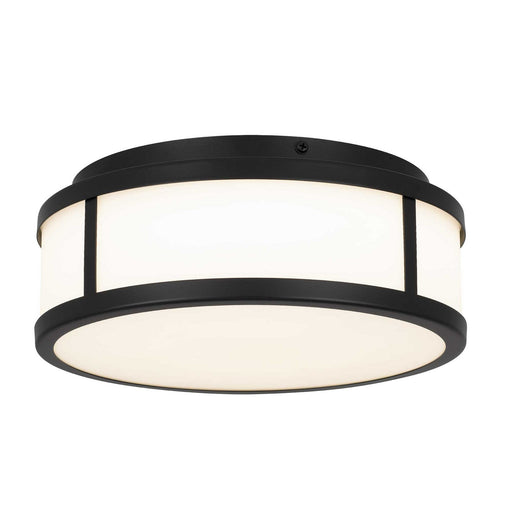 Panel Round LED Flush Mount Sand Black