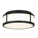 Alteck - AFM0022-3CCT-W-BK - LED Flush Mount - Panel Round - Sand Black