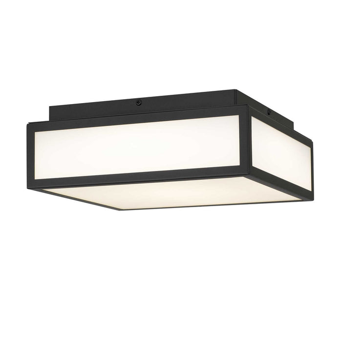 Alteck - AFM0024-3CCT-W-BK - LED Flush Mount - Panel Square - Sand Black