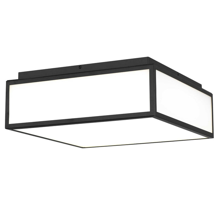 Alteck - AFM0025-3CCT-W-BK - LED Flush Mount - Panel Square - Sand Black