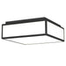 Alteck - AFM0025-3CCT-W-BK - LED Flush Mount - Panel Square - Sand Black