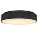 Alteck - AFM0065-5CCT-W-BK - LED Flush Mount - CHANNEL - Sand Black