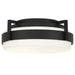 Alteck - AFM0085-5CCT-W-BK - LED Flush Mount - Ted - Sand Black