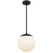 Alteck - AP0072-5CCT-W-BK - LED Pendant - Rondure - Sand Black