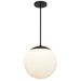 Alteck - AP0073-5CCT-W-BK - LED Pendant - Rondure - Sand Black