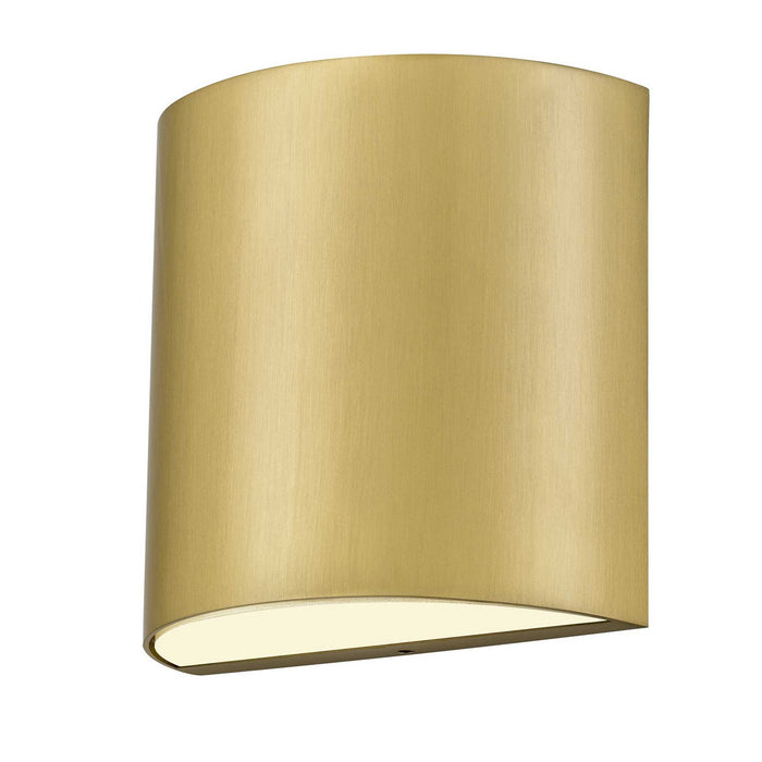 Alteck - AW0028-3CCT-W-BB - LED Wall Sconce - Veil - Brushed Brass