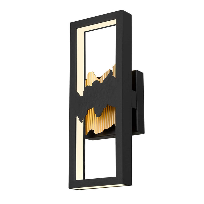 Alteck - AW0111-3CCT-W-BK/PB - LED Wall Sconce - Sunrize - Sand Black