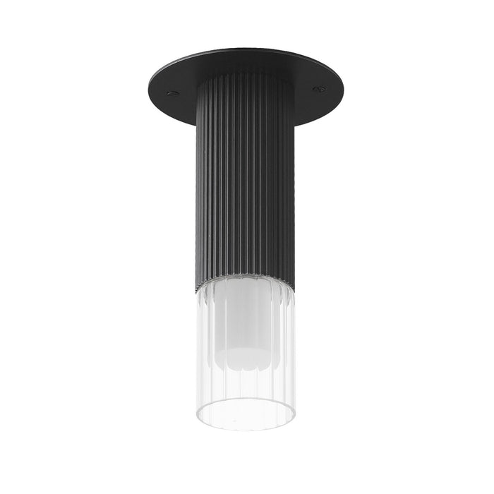 ET2 - E11014-144BK - LED Flush Mount - Reeds - Black