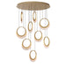 ET2 - E23918-112GLD - LED Pendant - Lyra - Gold