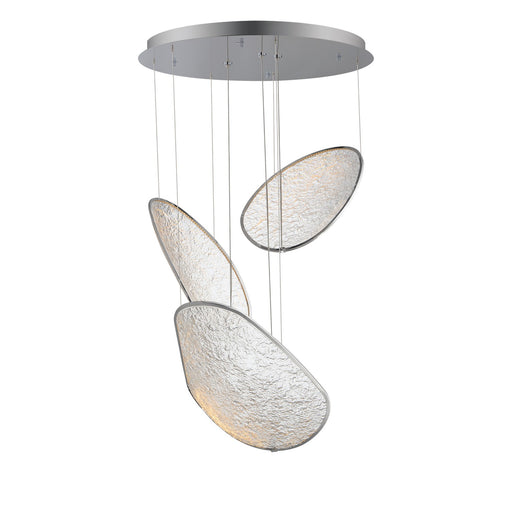 Moonscapes LED Pendant Polished Chrome