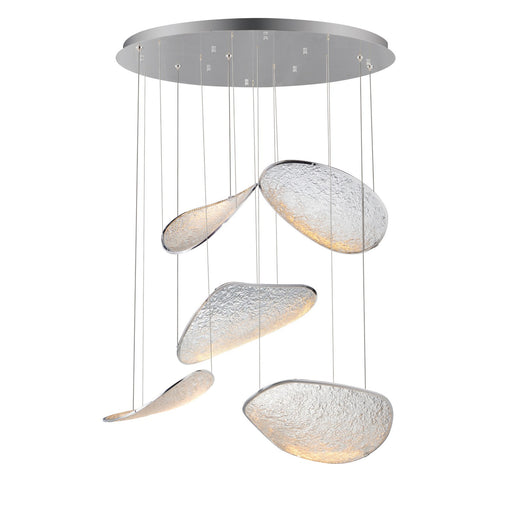 Moonscapes LED Pendant Polished Chrome