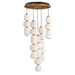 ET2 - E25169-92BKGLD - LED Chandelier - Soji - Black / Gold