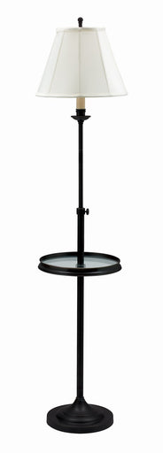 Club One Light Floor Lamp Black