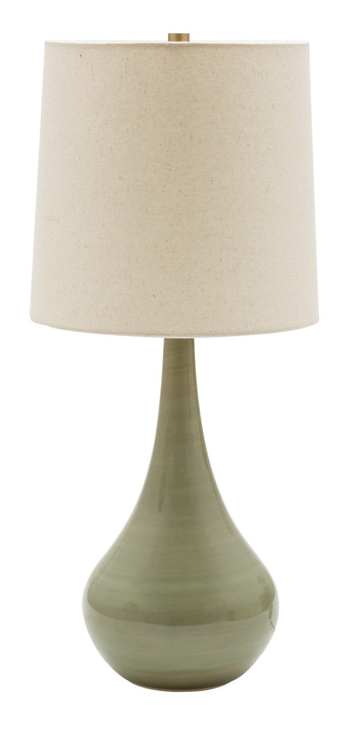 House of Troy - GS180-CG - One Light Table Lamp - Scatchard - Celadon