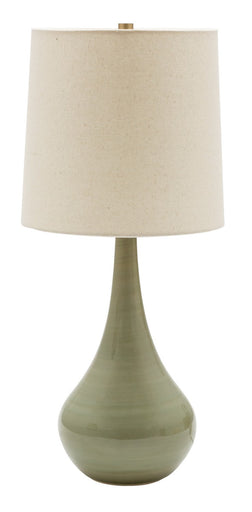 Scatchard One Light Table Lamp Celadon