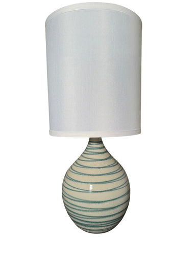 Scatchard One Light Table Lamp Emerald Wave