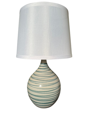 Scatchard One Light Table Lamp Emerald Wave