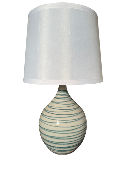 House of Troy - GS202-EW - One Light Table Lamp - Scatchard - Emerald Wave