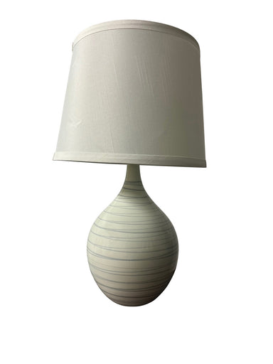 Scatchard One Light Table Lamp Pearl Blue