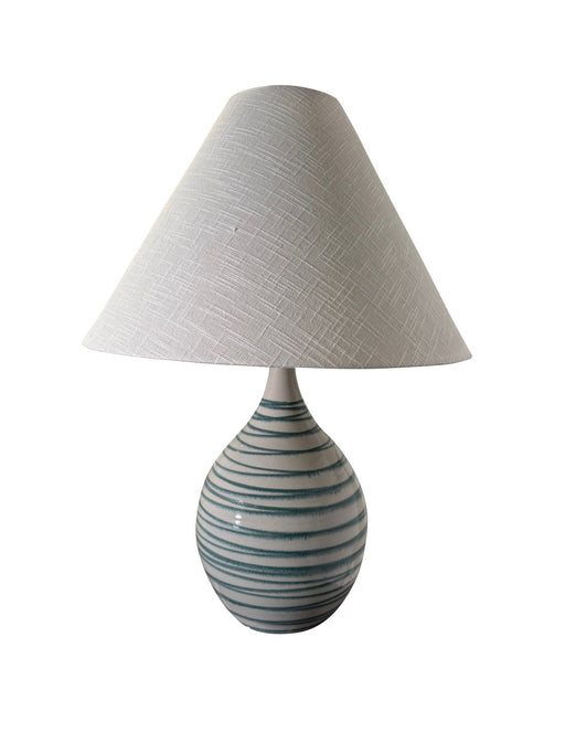 House of Troy - GS300-EW - One Light Table Lamp - Scatchard - Emerald Wave