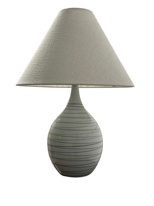 House of Troy - GS300-PL - One Light Table Lamp - Scatchard - Pearl Blue