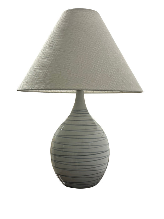 House of Troy - GS300-PL - One Light Table Lamp - Scatchard - Pearl Blue