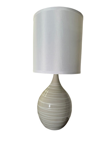 Scatchard One Light Table Lamp Natural Spiral