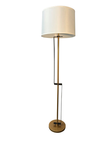 Lyndon LED Floor Lamp Heritage Gold/Black