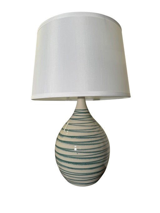 House of Troy - GS302-EW - One Light Table Lamp - Scatchard - Emerald Wave