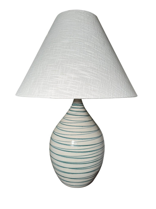 House of Troy - GS400-EW - One Light Table Lamp - Scatchard - Emerald Wave