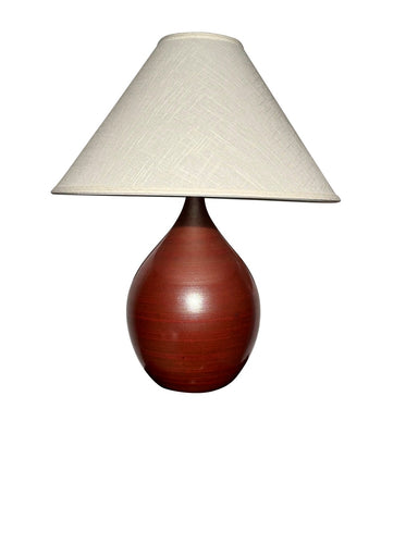 Scatchard One Light Table Lamp Iron Red