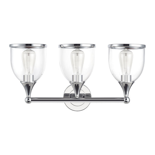 Ashridge Three Light Vanity Sconce Polished Chrome