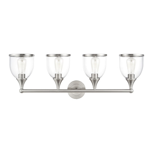 Ashridge Four Light Vanity Sconce Brushed Nickel