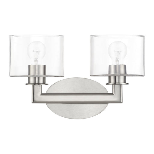 Bernardino Two Light Vanity Sconce Brushed Nickel