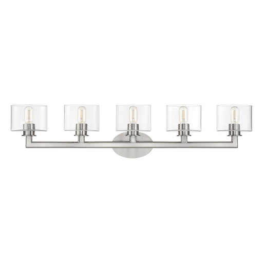 Bernardino Five Light Vanity Sconce Brushed Nickel
