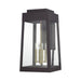 Livex Lighting - 20861-07 - Four Light Outdoor Wall Lantern - Oslo - Bronze with Antique Brass