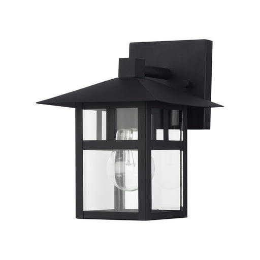 Crestlake One Light Outdoor Wall Lantern Textured Black