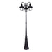 Livex Lighting - 21543-04 - Three Head Outdoor Post Light - Monterey - Black