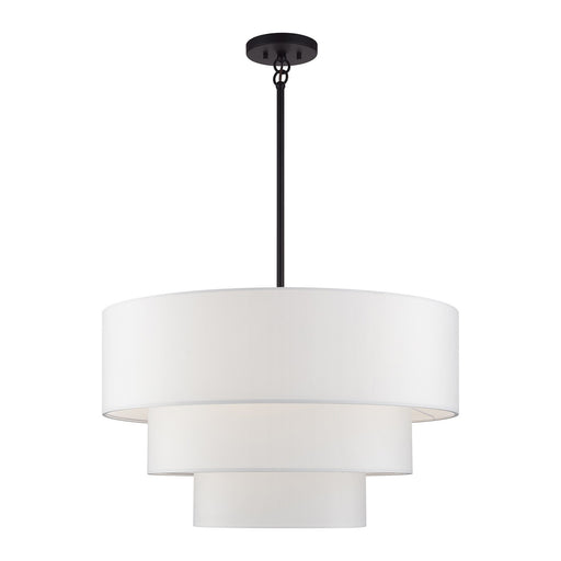 Manorwood Five Light Pendant Chandelier Bronze