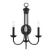 Livex Lighting - 42673-04 - Three Light Wall Sconce - Estate - Black