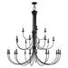 Livex Lighting - 42686-04 - 24 Light Foyer Chandelier - Estate - Black