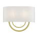 Livex Lighting - 42893-33 - Two Light Wall Sconce - Stratton - Soft Gold