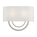 Livex Lighting - 42893-91 - Two Light Wall Sconce - Stratton - Brushed Nickel