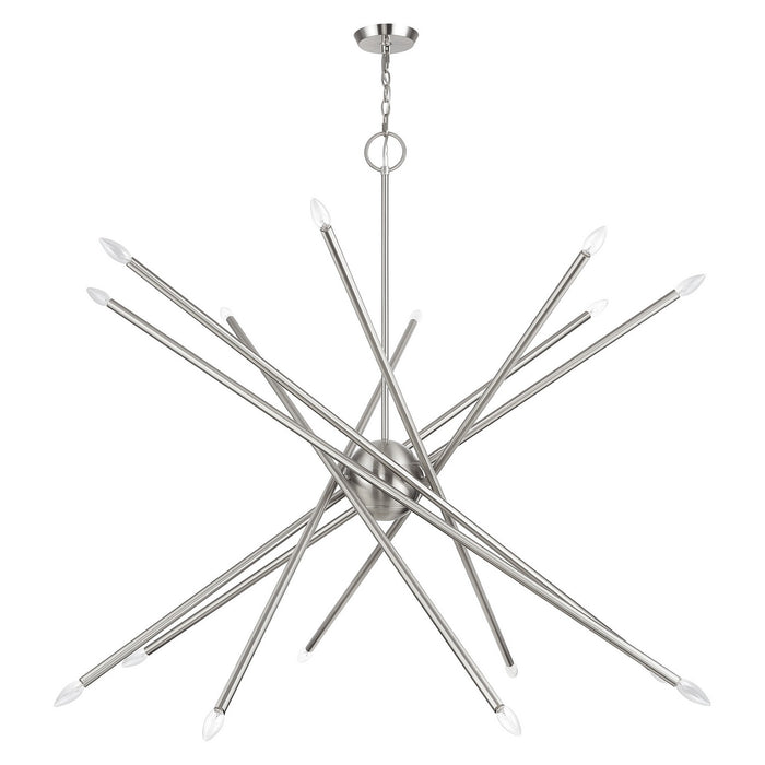 Livex Lighting - 46758-91 - 16 Light Foyer Chandelier - Soho - Brushed Nickel